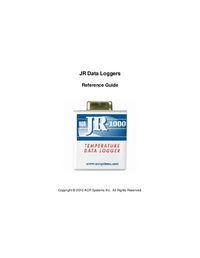 Thumbnail of document Manual - JR-1001 Data Logger